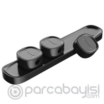 Baseus Acwdj Peas Usb Kablo Clip Masa Üstü Organizatörü
