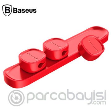 Baseus Acwdj Peas Usb Kablo Clip Masa Üstü Organizatörü