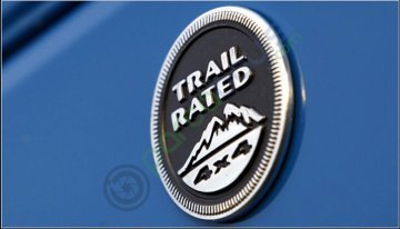 Traıl Rated Metal 3D Amblem Logo Orjinal Style