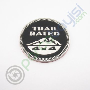 Traıl Rated Metal 3D Amblem Logo Orjinal Style
