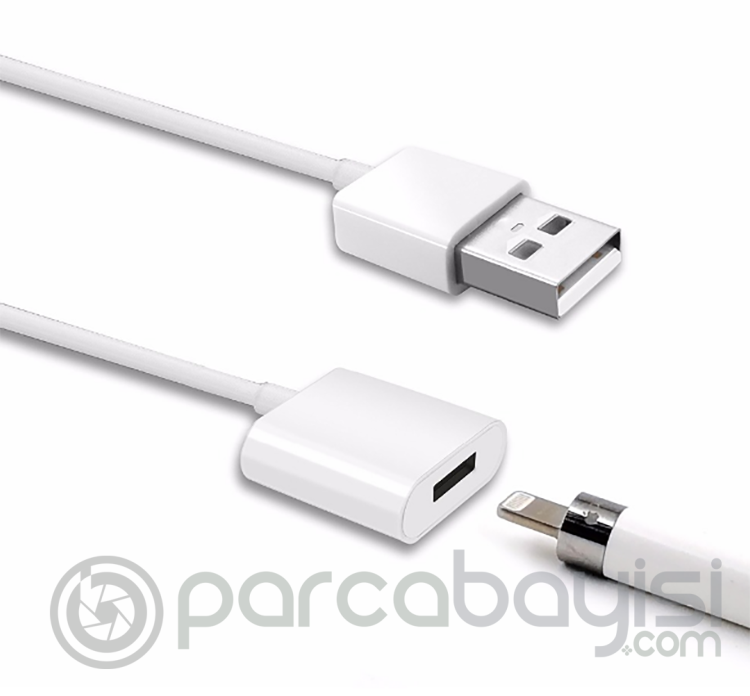 Ally Apple Pencil-kalem İçin Usb Şarj Kablosu 1 metre
