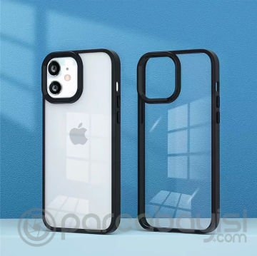 Ally iPhone 11 6.1inç Kılıf Parlak Renkli Çerçeveli Ultra Lüx TPU Silikon Kılıf