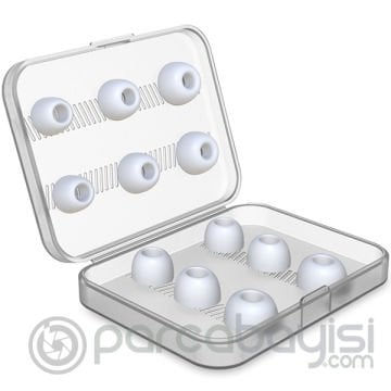 Airpods Pro İçin 6 Çift Silikon Yedek Kulaklık Ucu Gürültü Azaltma Kulak Tıkacı