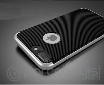 iPhone SE3-SE2 İPhone 8-7 Kılıf Hybird Armor Çift Katmanlı Silikon Kılıf