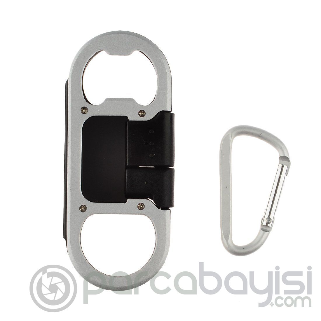 Metal Anahtarlık Ve Açacak Micro Usb Kablo