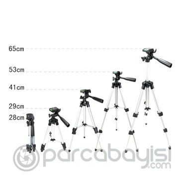 Ally 65cm Alüminyum Cep Telefonu+kamera Tripod Stand