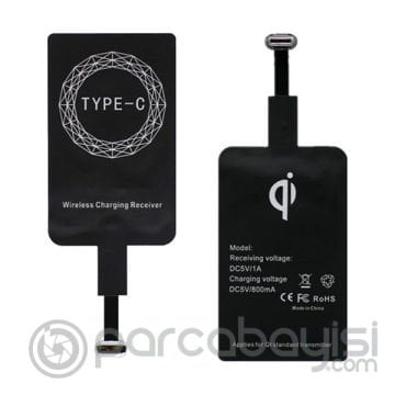 ALLY Usb Type C Kablosuz Wireless Şarj Alıcısı 5W