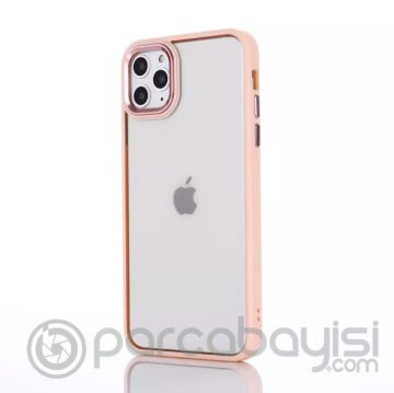 Ally iPhone 13 Pro 6.1inç Kılıf Parlak Renkli Çerçeveli Ultra Lüx TPU Silikon Kılıf