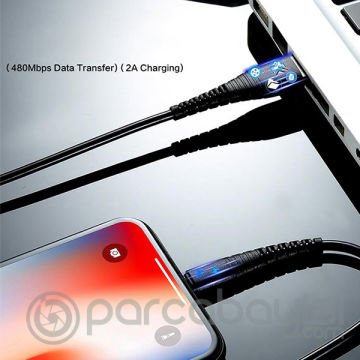 Floveme İPhone 11-11Pro Xs,Xs Max.XR-7-8  Şarj Usb Kablo 1 metre