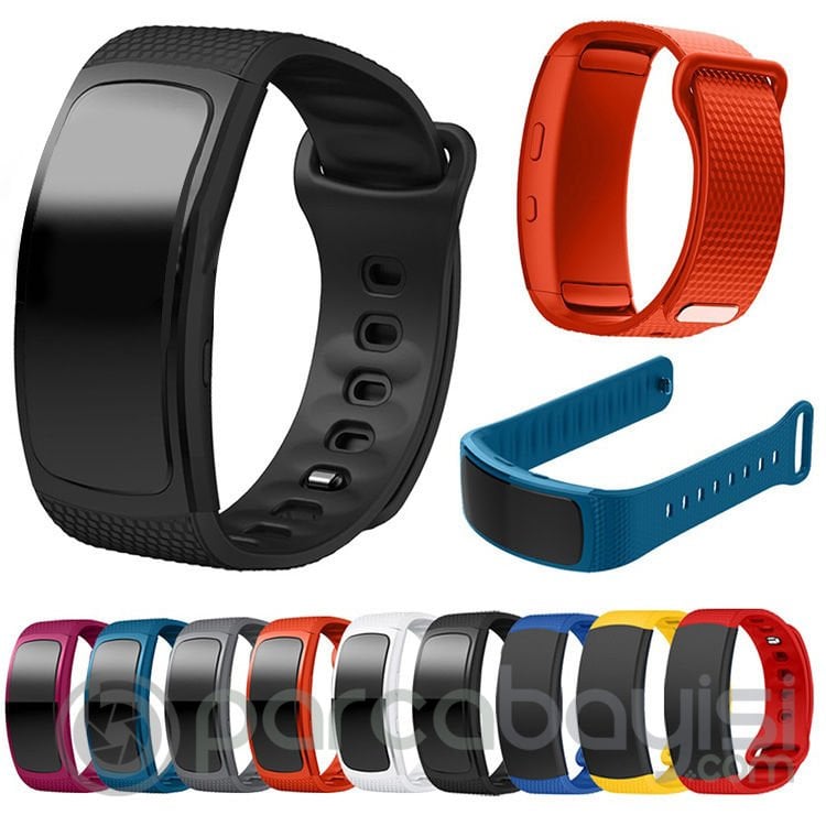 Samsung Gear Fit 2 R360 Silikon Kordon Kayış (s Beden)