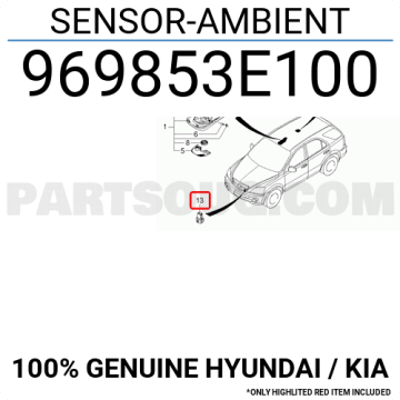 SORENTO Dış Hava Sıcaklık Sensörü Orjinal | 969853E100