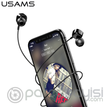Usams Ep-21 Kare Kulak İçi 3.5mm Jack Mikrofonlu Kulaklık