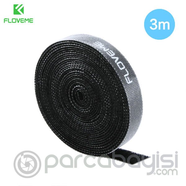 Floveme 3 Metre Magic Tape Kablo Sarıcı Ve Düzenleyici