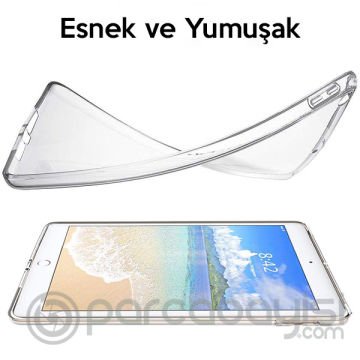 Ally İPad 9.7 2018 İPad 9.7 2017 Şeffaf Tpu Soft Silikon Kılıf
