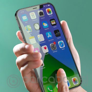 BASEUS İPhone 12 Pro Max 6.7 0.30mm Full Tempered Cam Ekran Koruyucu 2Set Anti-Bluelight