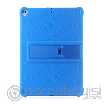İPad 7 10.2 inch- İPad Air 3 10.5 inch Kılıf Standlı Darbe Emici Silikon Kılıf