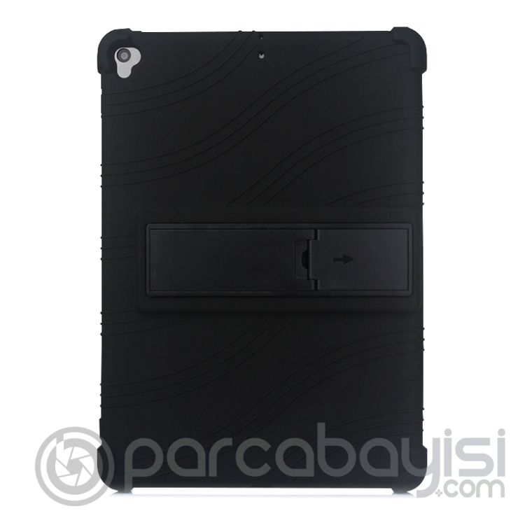 İPad 7 10.2 inch- İPad Air 3 10.5 inch Kılıf Standlı Darbe Emici Silikon Kılıf