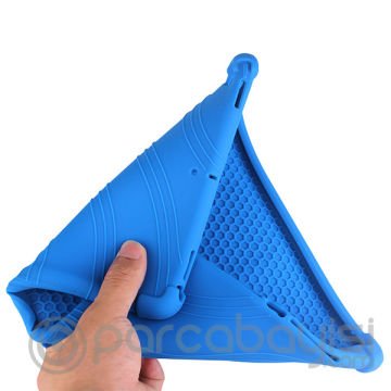 İPad 7 10.2 inch- İPad Air 3 10.5 inch Kılıf Standlı Darbe Emici Silikon Kılıf
