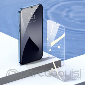 BASEUS iPhone 12 Mini 0.15mm Full Tempered Cam Ekran Koruyucu 2Set