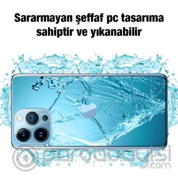 Ally iPhone 12 6.1inç Kılıf Kamera Korumalı Ultra İnce Şeffaf Silikon Kılıf
