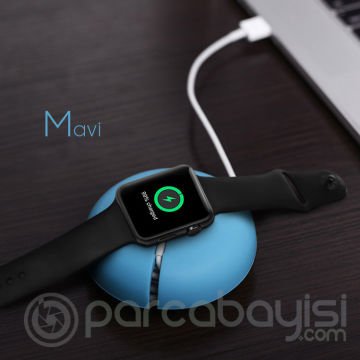 Ally Apple Watch İçin 42mm,38mm  44mmPortatif Silikon Şarj Standı