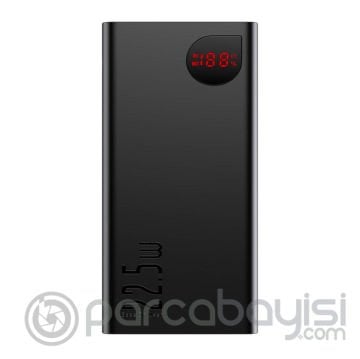 Baseus 22.5W Hızlı Şarj 20000 mAh Powerbank Metal Kasa LED Göstergeli