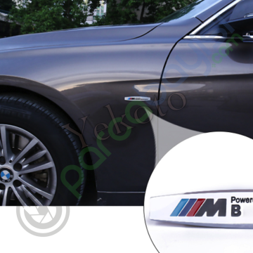 Sports Metal Paslanmaz Dekoratif Amblem Logo 2 Adet