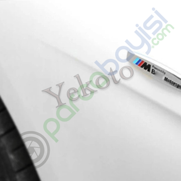 Sports Metal Paslanmaz Dekoratif Amblem Logo 2 Adet