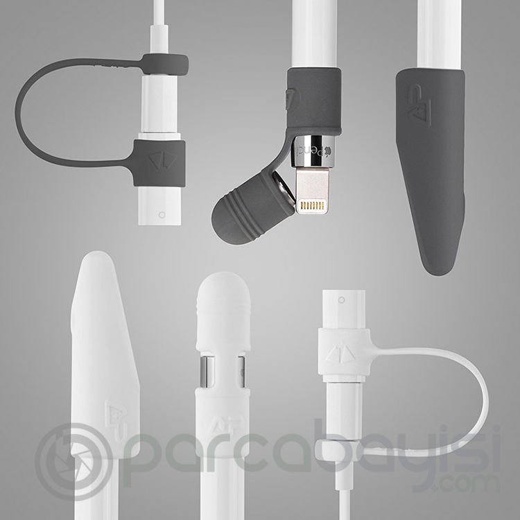 Ally Apple Pencil, Kalem Silikon Kılıf Set
