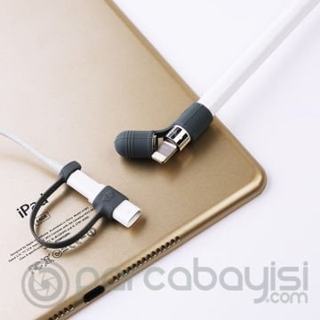 Ally Apple Pencil, Kalem Silikon Kılıf Set