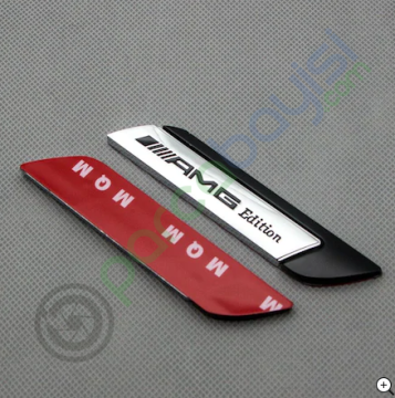 Amg 3D Metal Yeni Nesil Yazı Sticker Metal Logo Amblem