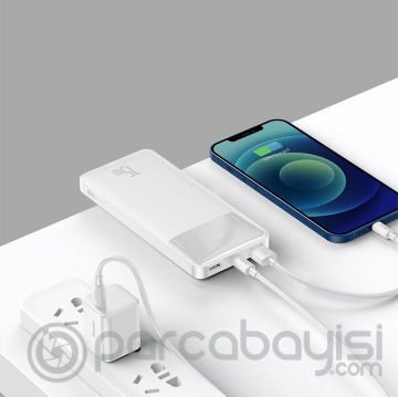 Baseus Bipow 15W Hızlı Şarj 10000 mAh LED Göstergeli Powerbank