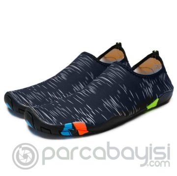 Ally Su Geçirmez Unisex Spor Koşu Plaj Yüzme Ayakkabısı Lacivert