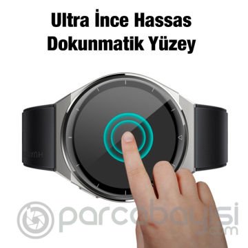 Huawei Watch GT3 Pro 46mm 3D Full Kaplama Ekran Koruyucu PET+PMMA
