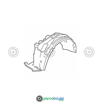 Kia Sorento Ön Çamurluk Davlumbazı Sol Orjinal | 868113E510