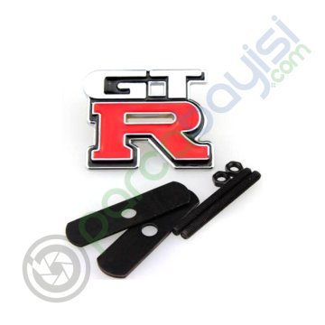 Gtr Metal 3D Amblem Ön Panjur Logosu Orjinal Style Kırmızı