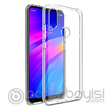 Xiaomi Redmi 7 Kamera Korumalı Fit Şeffaf Silikon Kılı