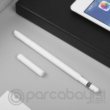 Ally Apple Pencil İçin Kalem Silikon Kılıf Full Set