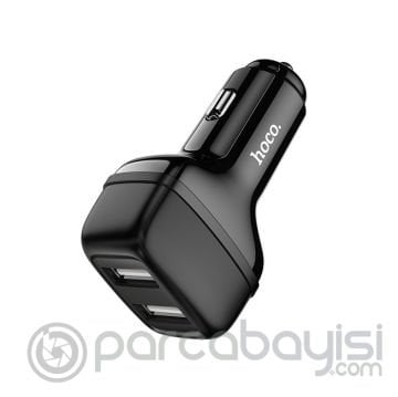 HOCO Z36 Çift USB Portlu Araç Çakmaklık Hızlı Şarj Adaptörü Araba Şarj Cihazı
