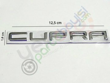Cupra 3D Metal Amblem Logo Sticker