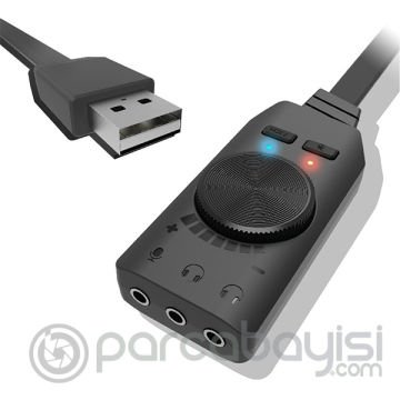 Plextone Gs3 7.1 Kanal Usb Dönüştürücü Kulaklık Adeptörü