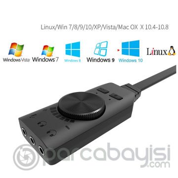 Plextone Gs3 7.1 Kanal Usb Dönüştürücü Kulaklık Adeptörü