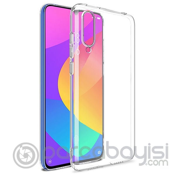 Xiaomi Mi 9 Lite- Mi CC9 Kamera Korumalı Fit Şeffaf Silikon Kılıf