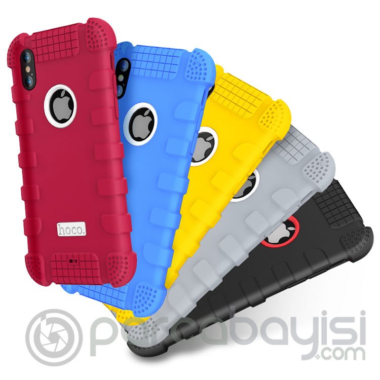 Hoco İPhone X Xs 360 Zırh Ultra Koruma Silikon Kılıf