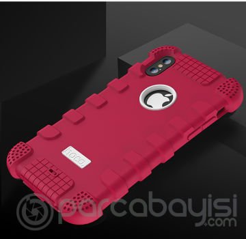 Hoco İPhone X Xs 360 Zırh Ultra Koruma Silikon Kılıf