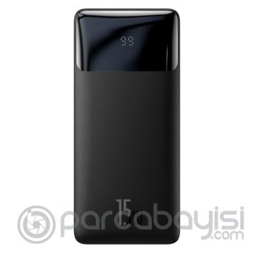 Baseus Bipow 15W Hızlı Şarj 30000 mAh LED Göstergeli Powerbank