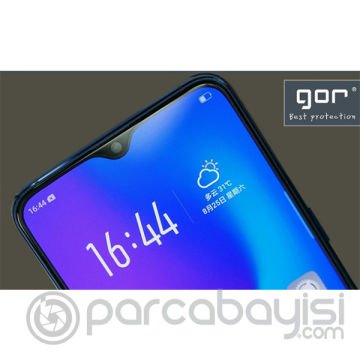 Gor Oppo R17,R17 Pro 3d Kavisli Darbe Emici Full Ekran Koruyucu 2 Adet Set