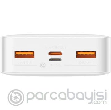 Baseus Bipow 20W Hızlı Şarj 10000 mAh LED Göstergeli Powerbank