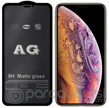 ALLY iPhone 11 6.1inç Full Glue Matte Tempered Cam  Ekran Koruyucu İPhone XR