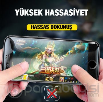 ALLY iPhone 11 6.1inç Full Glue Matte Tempered Cam  Ekran Koruyucu İPhone XR